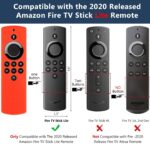 ETUZI Remote Cover, Silicone Remote Cover, Silicone Protective Case, Compatible Remote Cover, Fire TV Stick Light Remote Cover, Alexa Voice Remote Cover, Red Remote Cover, Luminous Green remote cover, Luminous Blue remote cover, Black remote cover,