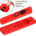 ETUZI Remote Cover, Silicone Remote Cover, Silicone Protective Case, Compatible Remote Cover, Fire TV Stick Light Remote Cover, Alexa Voice Remote Cover, Red Remote Cover, Luminous Green remote cover, Luminous Blue remote cover, Black remote cover,