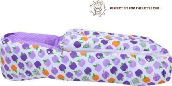 AWEJOY Nursing Baby Gifts AWEJOY Combo Sleeping Bag, New Born Baby, Baby Bedding Mattress Set, 2 Bolsters Set, 4 Pcs Bedding, baby care, For 06 month baby, Mattress with Net, Sleeping Bag, Sleeping Nest Travel Bed for Baby, Infant Toddler Bed Set Gifts for Baby Boy, Infant Toddler Bed Set Gifts for Baby Girl, 0-9 Months Sleeping Bag, Purple Baby Bedding Mattress Set, Baby Super Soft Sleeping Bag,