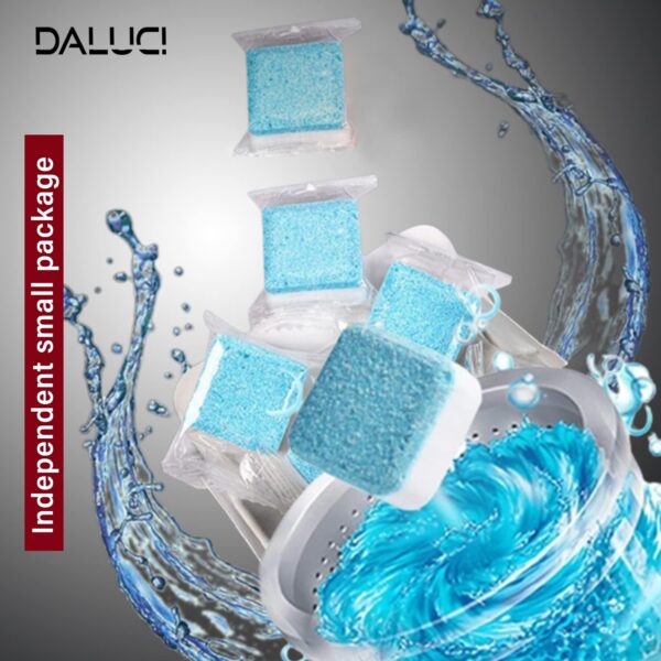 DALUCI Deep Cleaner Tablets, Deep Cleaner Tablets, Cleaner Tablets, Tablets, Tub Cleaning, Washing Clean, Descaling Powder Tablets, Powder Tablets, DALUCI Washing Machine Deep Cleaner Tablets,