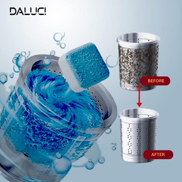 DALUCI Deep Cleaner Tablets, Deep Cleaner Tablets, Cleaner Tablets, Tablets, Tub Cleaning, Washing Clean, Descaling Powder Tablets, Powder Tablets, DALUCI Washing Machine Deep Cleaner Tablets,