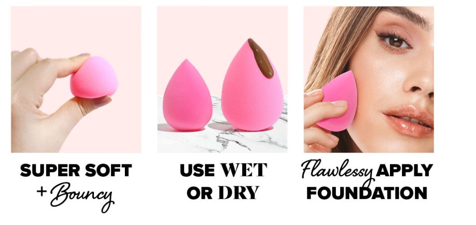 SUAKE 7in1 Professional Beauty Blender Set for Face Makeup