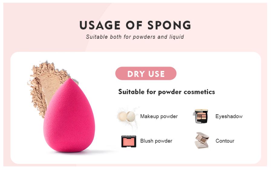 SUAKE 7in1 Professional Beauty Blender Set for Face Makeup
