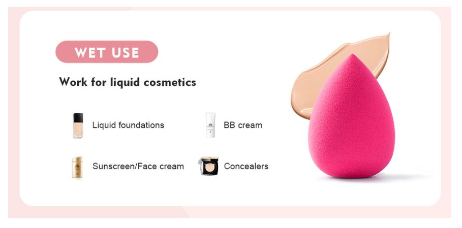 SUAKE 7in1 Professional Beauty Blender Set for Face Makeup