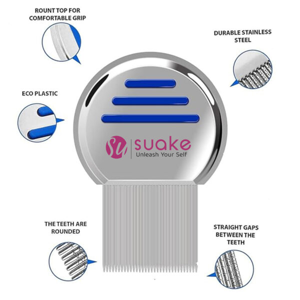 SUAKE Stainless Steel Lice Combs